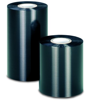 Färgband i vax/harts kvalitet 40-110mm X 210-300-450 m